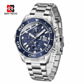 Ben Nevis BN6031G Stainless Steel Men Watches Luxury Chronograph Business Waterproof Quartz Sport Wrist Watch for Men Clock Male